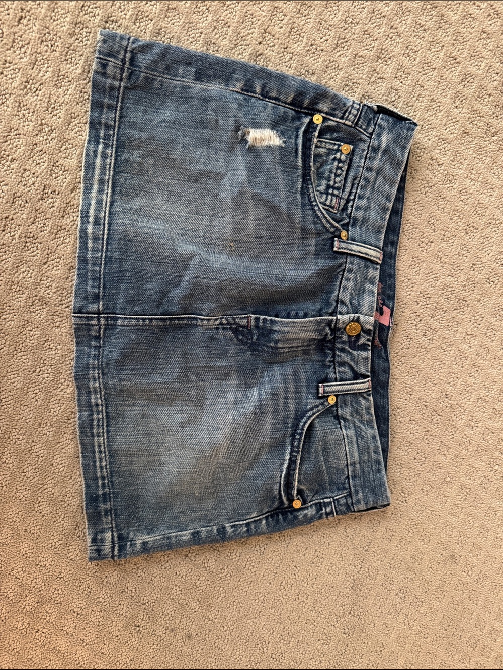 7 for all Mankind Denim Skirt Size 30